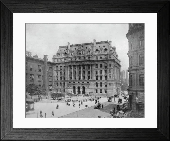 Framed Print : The Hall of Records, New York, 1915 Framed Print : The Hall of Records, New York, 1915