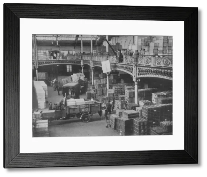 Framed Print : The despatching room of one of the great Government stores, 1915 Framed Print : The despatching room of one of the great Government stores, 1915