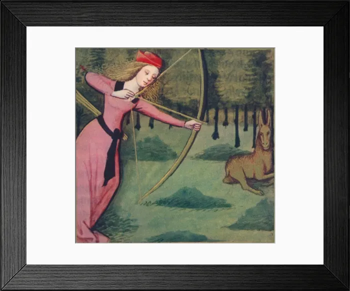 Framed Print : Zenobie - Reine De Palmyre, 1403, (1939). Artist: Master of Berrys Cleres Femmes Framed Print : Zenobie - Reine De Palmyre, 1403, (1939). Artist: Master of Berrys Cleres Femmes