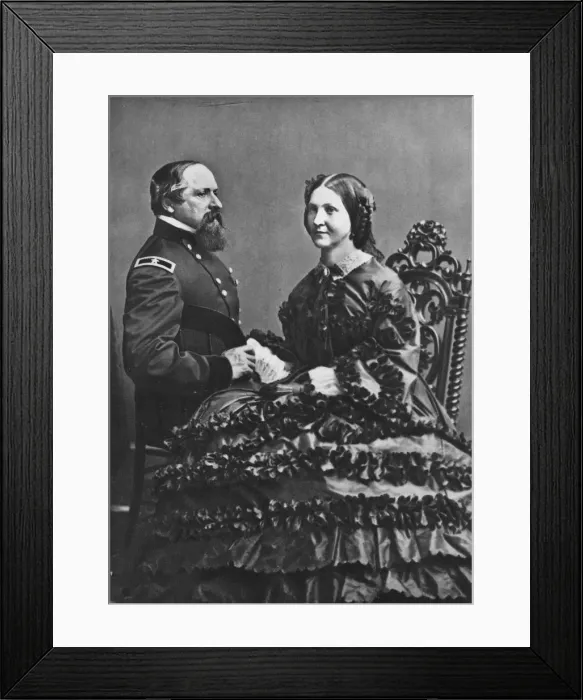 Framed Print : James B. and Fannie Ricketts, c1860, (1939). Artist: Mathew Brady Framed Print : James B. and Fannie Ricketts, c1860, (1939). Artist: Mathew Brady