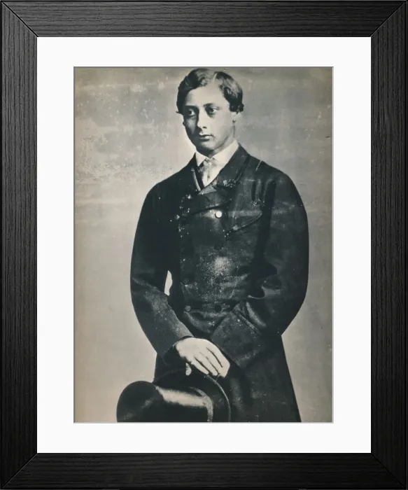 Framed Print : Edward VII as Prince of Wales, New York, 1860, 1860, (1939). Artist: Mathew Brady Framed Print : Edward VII as Prince of Wales, New York, 1860, 1860, (1939). Artist: Mathew Brady