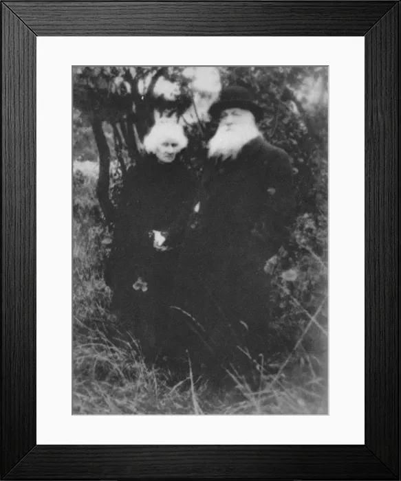Framed Print : French sculptor Auguste Rodin photographed in the park of his villa at Meudon, 1916, (1939) Framed Print : French sculptor Auguste Rodin photographed in the park of his villa at Meudon, 1916, (1939)
