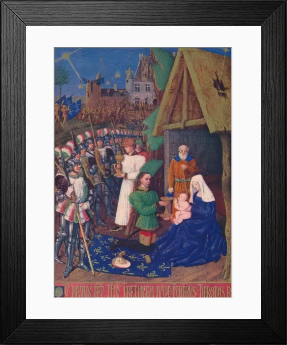 Framed Print : The Adoration of the Magi, c1455, (1939). Artist: Jean Fouquet Framed Print : The Adoration of the Magi, c1455, (1939). Artist: Jean Fouquet