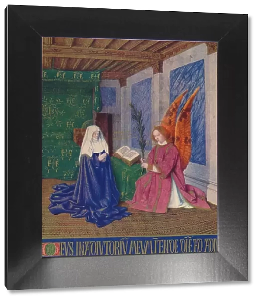 The Second Annunciation, c1455, (1939). Artist: Jean Fouquet