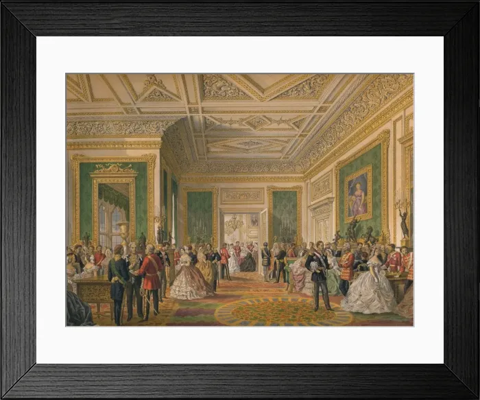 Framed Print : The Signing of the Marriage Attestation Deed, 1863. Artist: Robert Dudley Framed Print : The Signing of the Marriage Attestation Deed, 1863. Artist: Robert Dudley