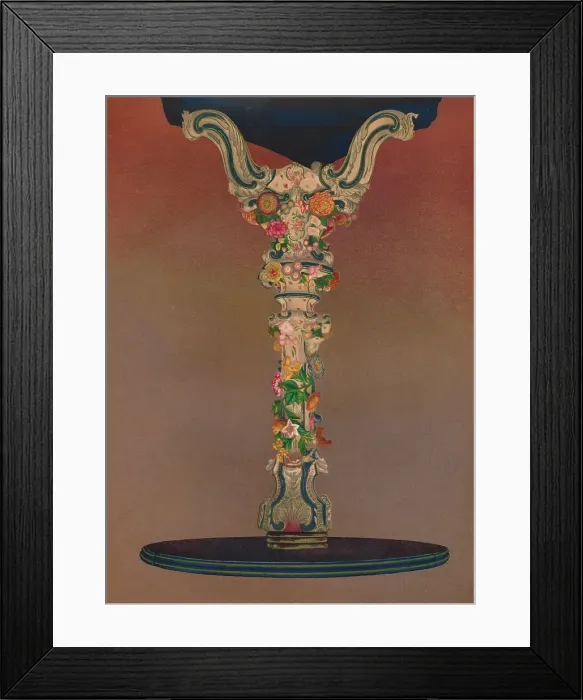 Framed Print : Table of Dresden Porcelain, 1863. Artist: Robert Dudley Framed Print : Table of Dresden Porcelain, 1863. Artist: Robert Dudley