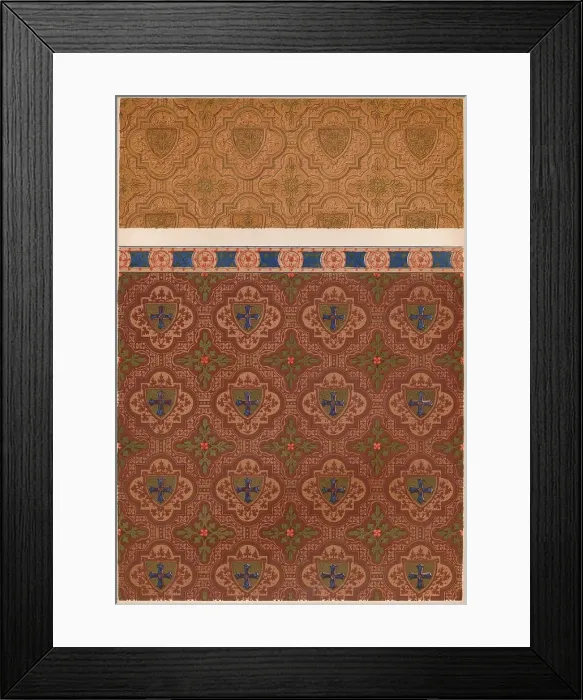Framed Print : Paper Hangings, 1893. Artist: Robert Dudley Framed Print : Paper Hangings, 1893. Artist: Robert Dudley