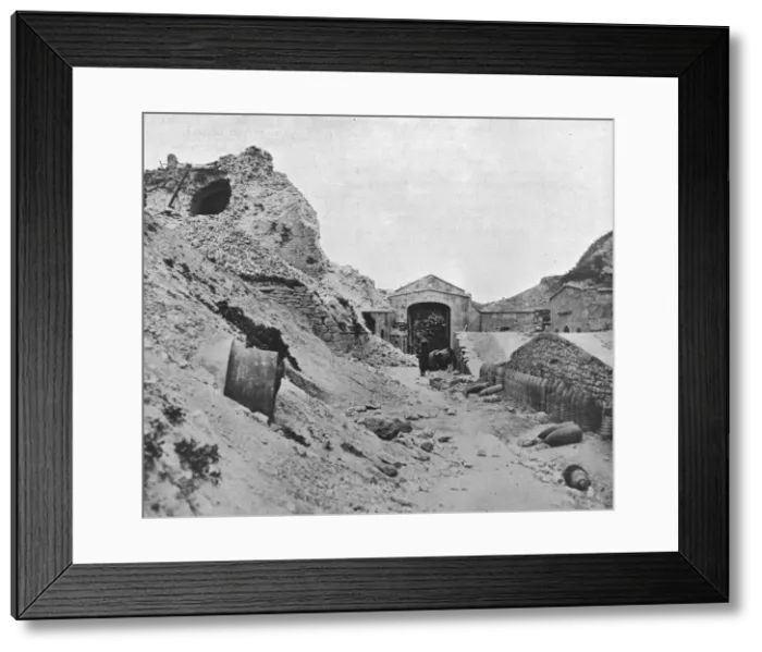 Framed Print : Inside the wrecked fortress of Sedd el Bahr, 1915 Framed Print : Inside the wrecked fortress of Sedd el Bahr, 1915