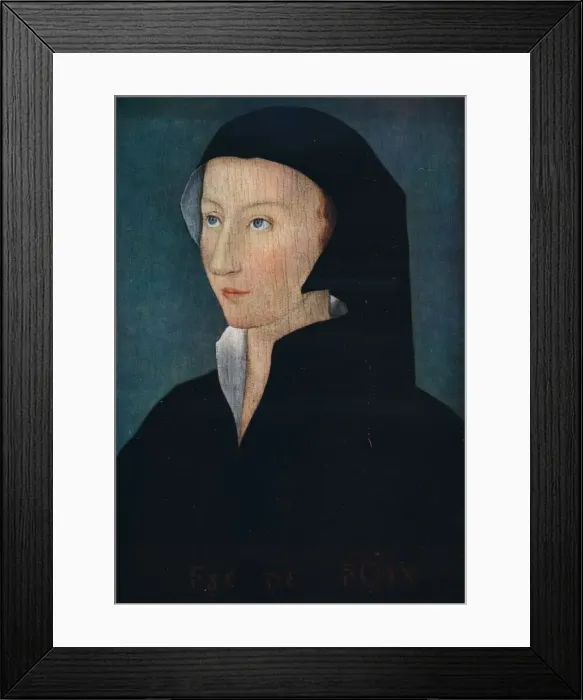 Framed Print : Aimee Motier de La Fayette, c16th century, (1939). Artist: Corneille de Lyon Framed Print : Aimee Motier de La Fayette, c16th century, (1939). Artist: Corneille de Lyon