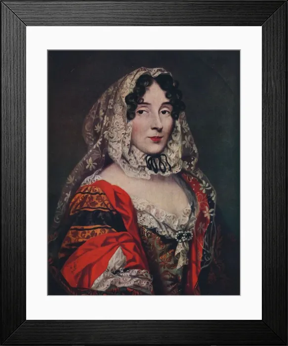 Framed Print : Princesse des Ursins, Anne Marie de La Tremoille, c1670, (1939) Framed Print : Princesse des Ursins, Anne Marie de La Tremoille, c1670, (1939)