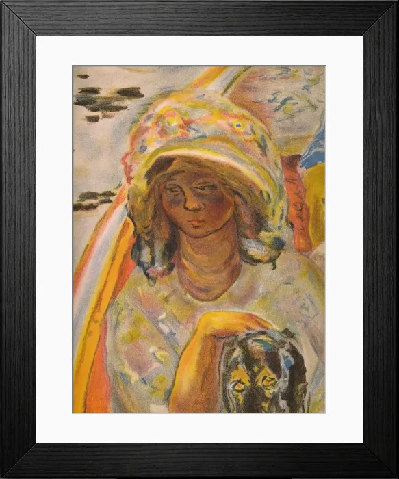 Framed Print : En barque, 1907, (1939). Artist: Pierre Bonnard Framed Print : En barque, 1907, (1939). Artist: Pierre Bonnard