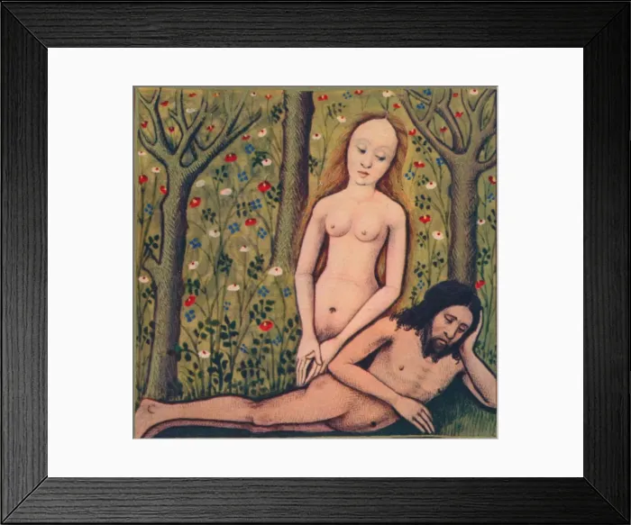 Framed Print : Eve - Notre Commune Mere, 1403, (1939). Artist: Master of Berrys Cleres Femmes Framed Print : Eve - Notre Commune Mere, 1403, (1939). Artist: Master of Berrys Cleres Femmes