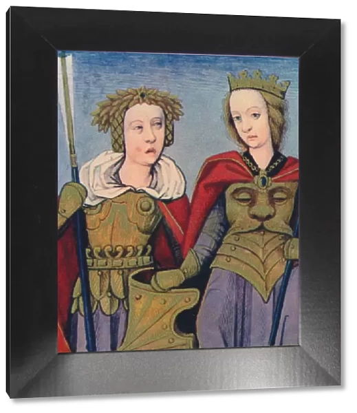 Orithie & Antiope - Reines Des Amazones, 1403, (1939). Artist: Master of Berrys Cleres Femmes