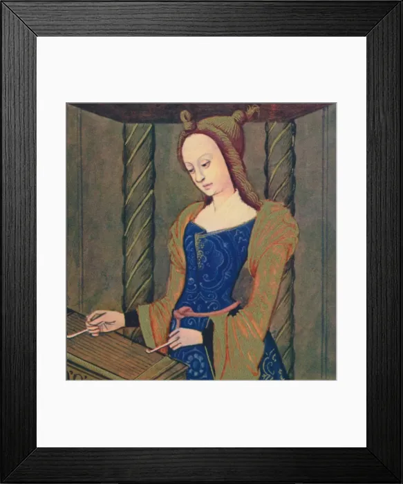 Framed Print : Cassandre - Fille De Priam, 1403, (1939). Artist: Master of Berrys Cleres Femmes Framed Print : Cassandre - Fille De Priam, 1403, (1939). Artist: Master of Berrys Cleres Femmes