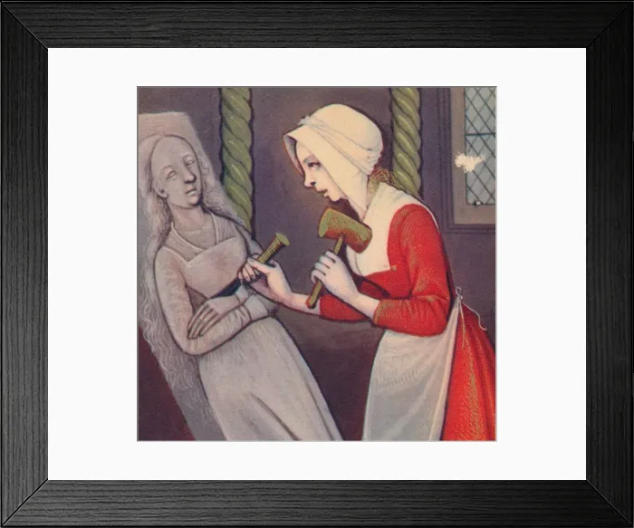 Framed Print : Marcia - Vierge Perpetuelle, 1403, (1939). Artist: Master of Berrys Cleres Femmes Framed Print : Marcia - Vierge Perpetuelle, 1403, (1939). Artist: Master of Berrys Cleres Femmes
