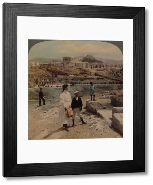 Framed Print : The Acropolis of Athens, Lycabettus and Royal Palace, from Philopappos monument, 1907. Artists: Elmer Underwood, Bert Elias Underwood Framed Print : The Acropolis of Athens, Lycabettus and Royal Palace, from Philopappos monument, 1907. Artists: Elmer Underwood, Bert Elias Underwood