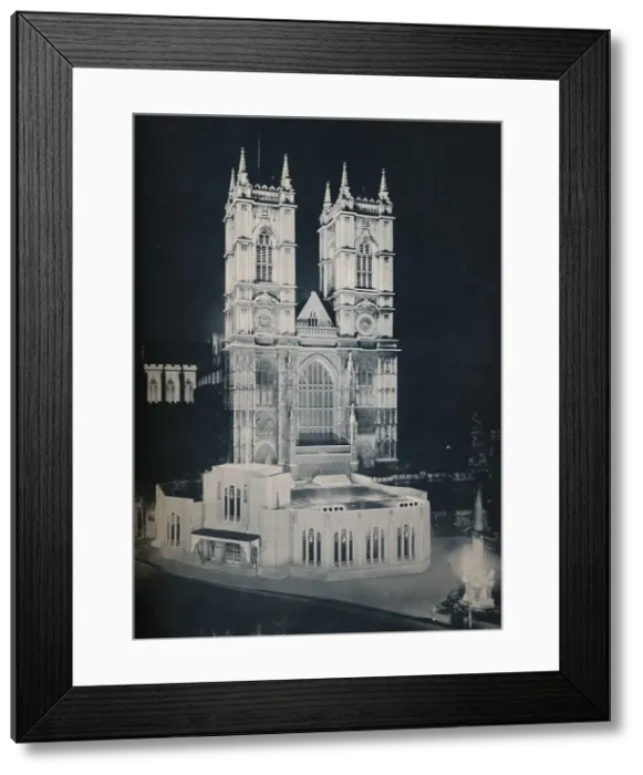 Framed Print : The Abbey Church of St. Peter, Westminster; Showing the Temporary Annexe, 1937 Framed Print : The Abbey Church of St. Peter, Westminster; Showing the Temporary Annexe, 1937