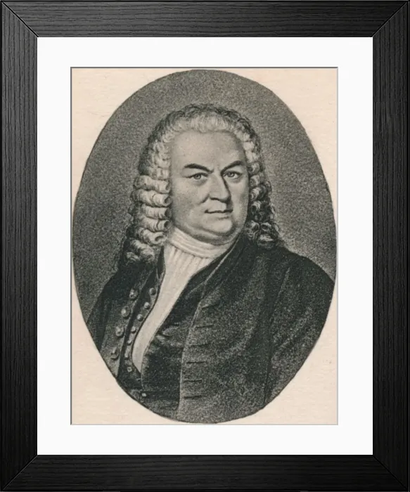 Framed Print : Bach. 1895 Framed Print : Bach. 1895