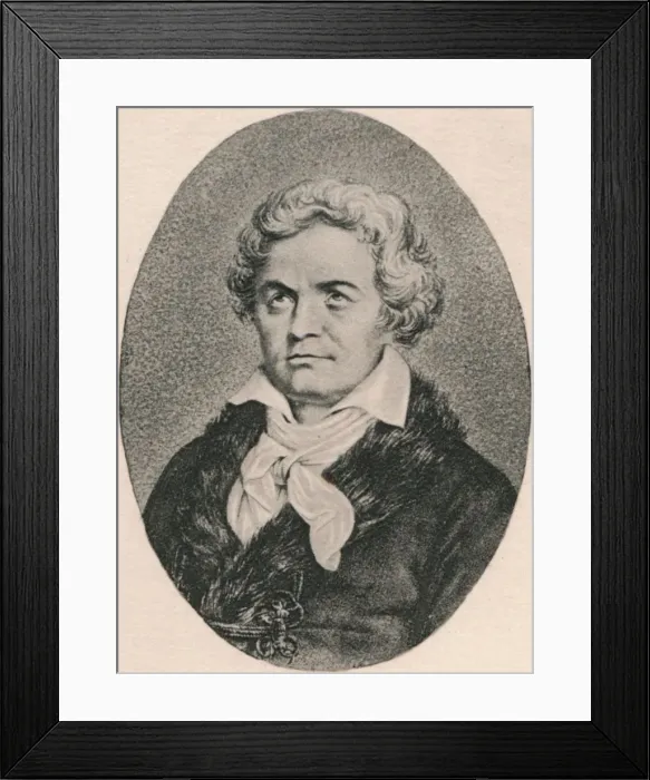 Framed Print : Beethoven. 1895 Framed Print : Beethoven. 1895