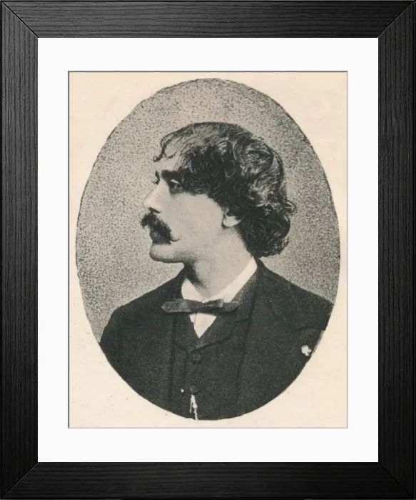 Framed Print : Sarasate. 1895 Framed Print : Sarasate. 1895