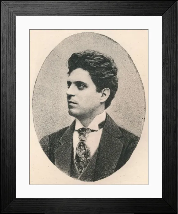 Framed Print : Mascagni. 1895 Framed Print : Mascagni. 1895