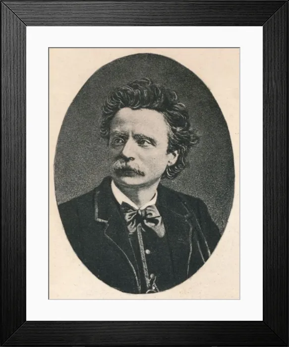 Framed Print : Grieg. 1895. Artist: Thomas Johnson Framed Print : Grieg. 1895. Artist: Thomas Johnson