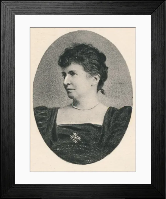 Framed Print : Lady Halle, c1880, (1895). Artist: F Jenkins Heliog Framed Print : Lady Halle, c1880, (1895). Artist: F Jenkins Heliog