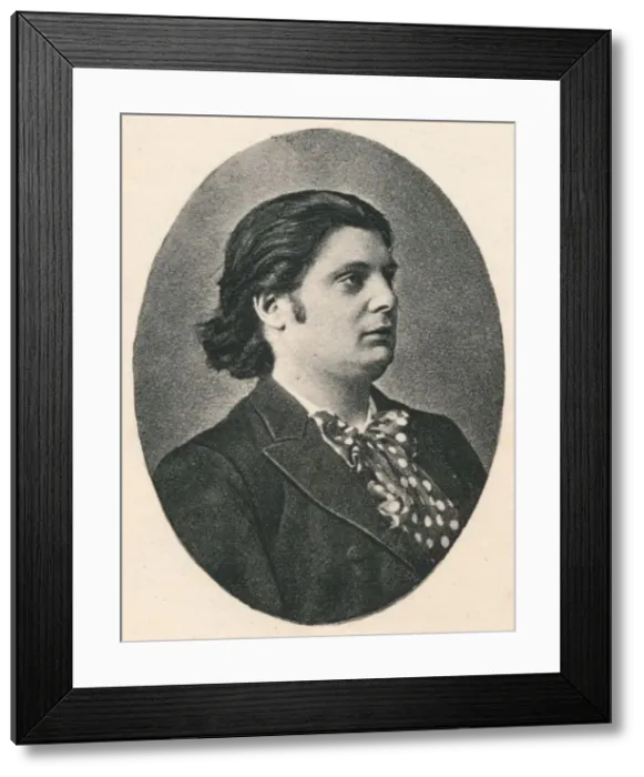 Framed Print : Ysaye, c1880, (1895). Artist: F Jenkins Heliog