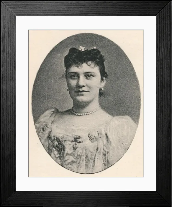 Framed Print : Nordica, c1880, (1895). Artist: F Jenkins Heliog Framed Print : Nordica, c1880, (1895). Artist: F Jenkins Heliog