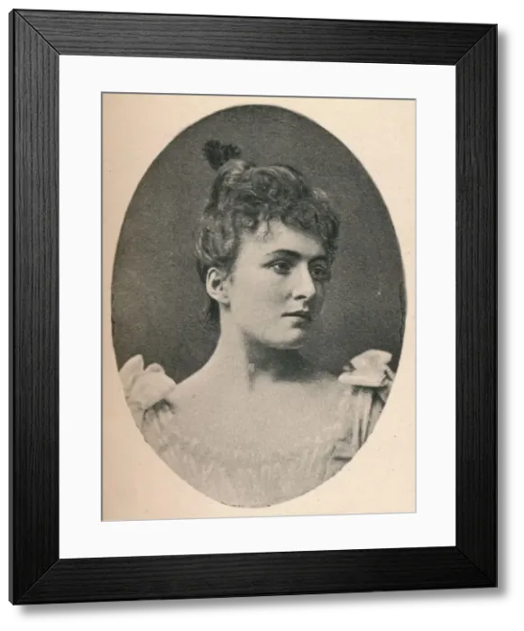 Framed Print : Margaret Macintyre, c1890, (1895). Artist: F Jenkins Heliog Framed Print : Margaret Macintyre, c1890, (1895). Artist: F Jenkins Heliog