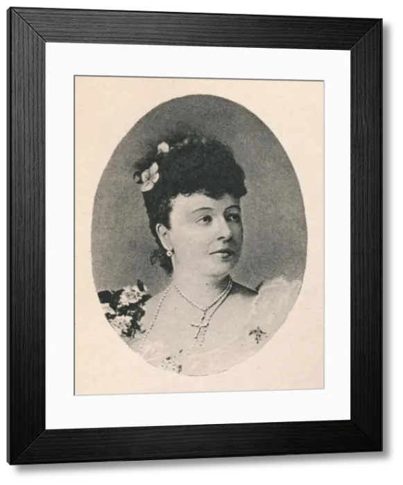 Framed Print : Mme. Albani. 1895 Framed Print : Mme. Albani. 1895