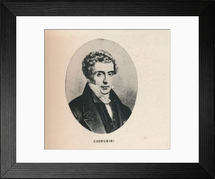 Framed Print : Cherubini. 1895 Framed Print : Cherubini. 1895