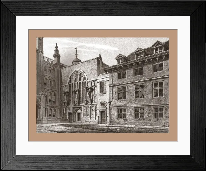 Framed Print : West Front of Guildhall Chapel, 1886 Framed Print : West Front of Guildhall Chapel, 1886