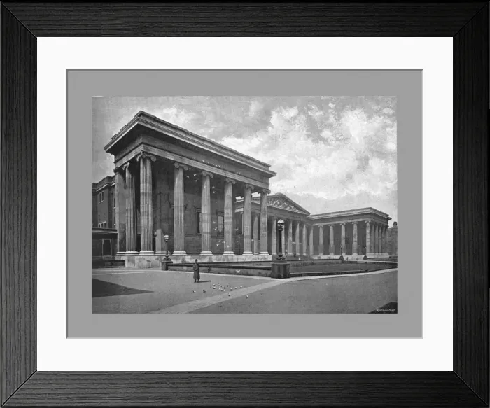 Framed Print : The British Museum, London, c1900. Artist: York & Son Framed Print : The British Museum, London, c1900. Artist: York & Son