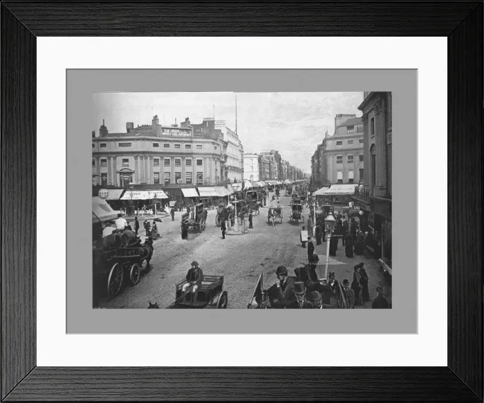 Framed Print : Regent Circus and Oxford Street, looking East, c1900. Artist: York & Son Framed Print : Regent Circus and Oxford Street, looking East, c1900. Artist: York & Son