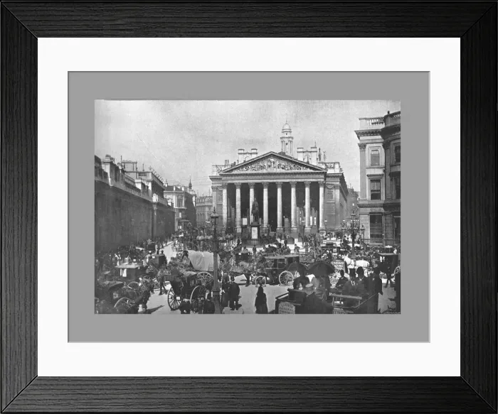 Framed Print : The Royal Exchange, London, c1900. Artist: Frith & Co Framed Print : The Royal Exchange, London, c1900. Artist: Frith & Co