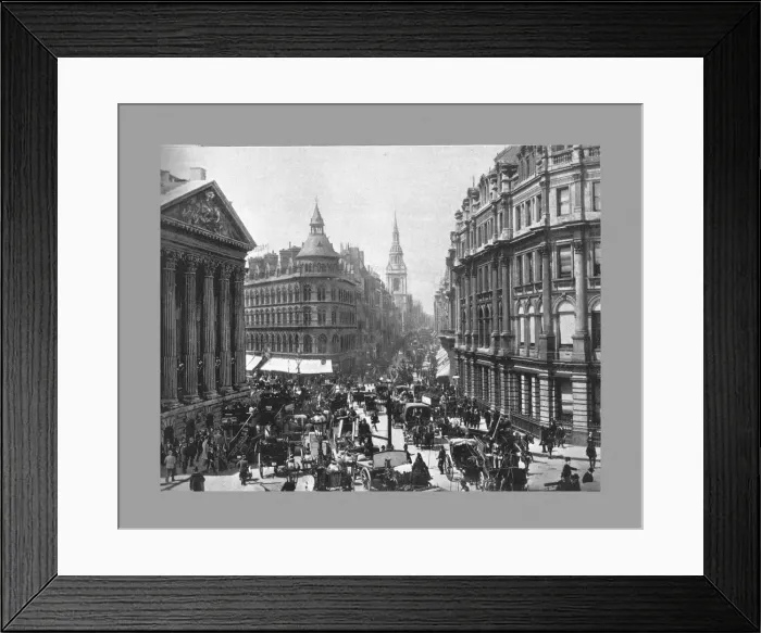 Framed Print : The Mansion House and Cheapside, London, c1900. Artist: Frith & Co Framed Print : The Mansion House and Cheapside, London, c1900. Artist: Frith & Co