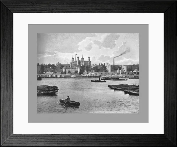 Framed Print : The Tower of London, c1900. Artist: York & Son Framed Print : The Tower of London, c1900. Artist: York & Son