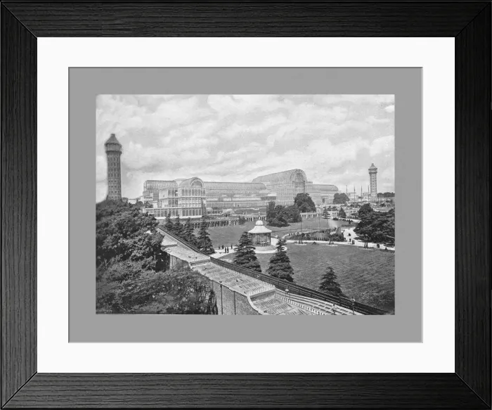 Framed Print : The Crystal Palace, London, c1900. Artist: York & Son Framed Print : The Crystal Palace, London, c1900. Artist: York & Son