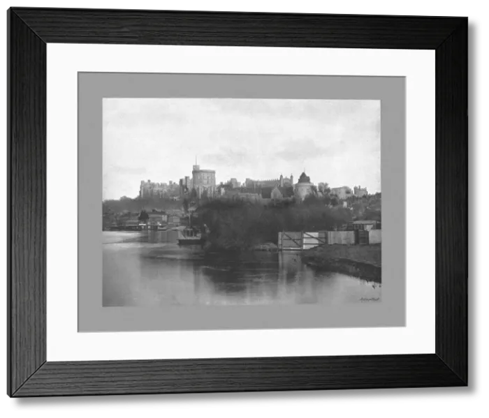 Framed Print : Windsor Castle, c1900. Artist: Russell & Sons Framed Print : Windsor Castle, c1900. Artist: Russell & Sons