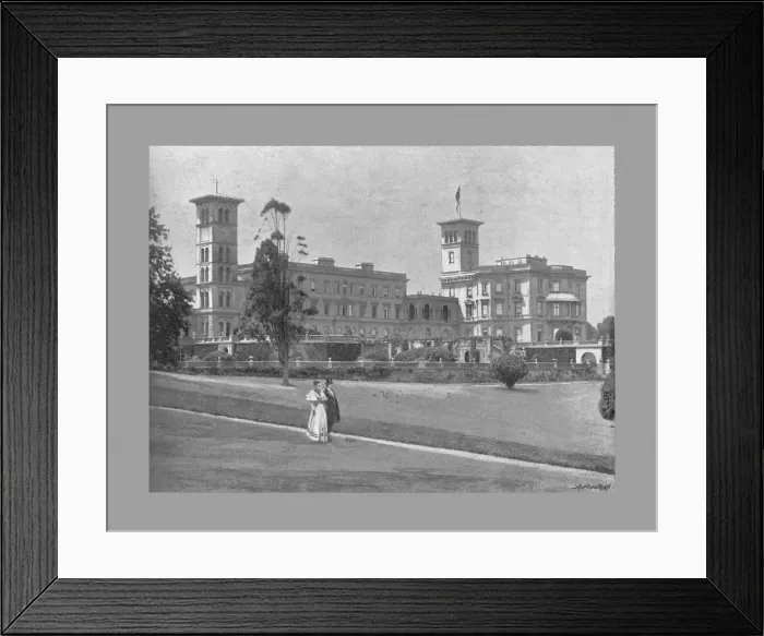 Framed Print : Osborne House, I. O. W. C1900. Artist: A Debenham Framed Print : Osborne House, I. O. W. C1900. Artist: A Debenham