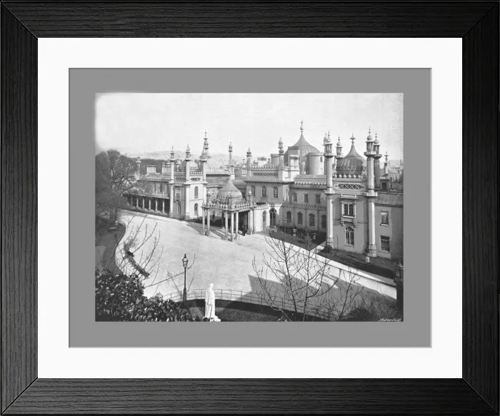 Framed Print : The Pavilion, Brighton c1900. Artist: W & AH Fry Framed Print : The Pavilion, Brighton c1900. Artist: W & AH Fry