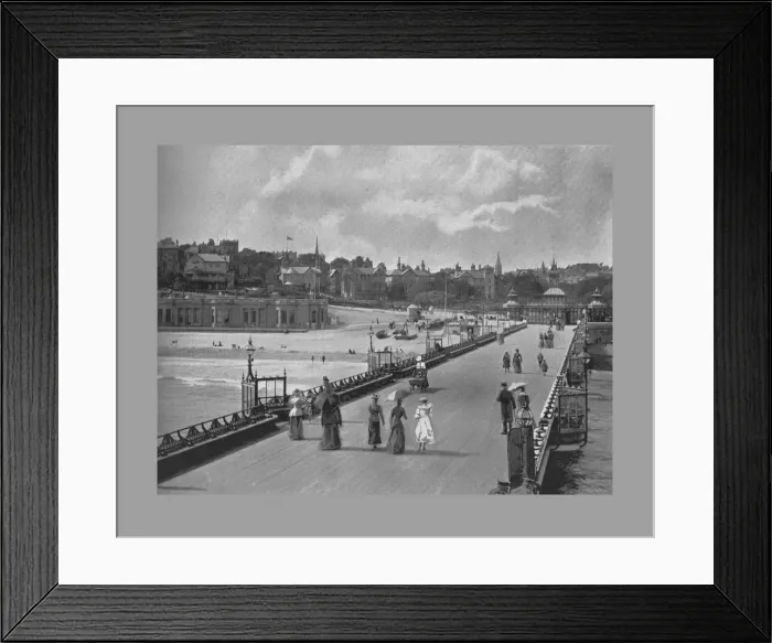 Framed Print : Bournemouth Pier, c1900. Artist: William James Reed Framed Print : Bournemouth Pier, c1900. Artist: William James Reed