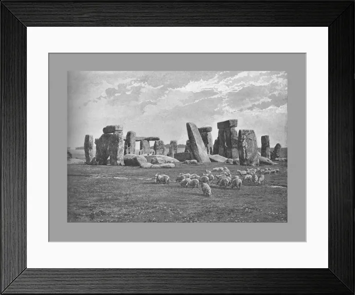 Framed Print : Stonehenge, c1900. Artist: Frith & Co Framed Print : Stonehenge, c1900. Artist: Frith & Co