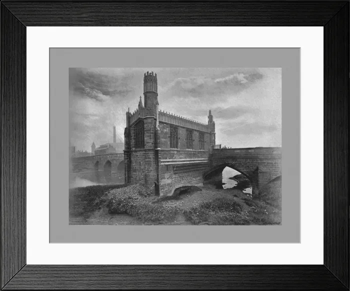 Framed Print : St. Marys Chantry, Wakefield c1900. Artist: G & J Hall Framed Print : St. Marys Chantry, Wakefield c1900. Artist: G & J Hall