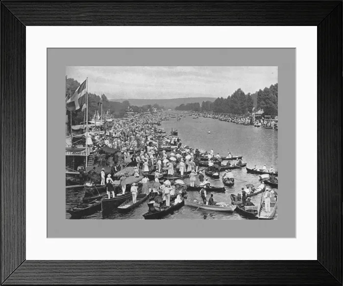 Framed Print : Henley Regatta, c1900. Artist: Marsh Brothers Framed Print : Henley Regatta, c1900. Artist: Marsh Brothers