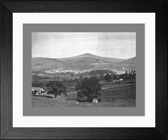 Framed Print : Abergavenny, c1900. Artist: RI Houlson Framed Print : Abergavenny, c1900. Artist: RI Houlson