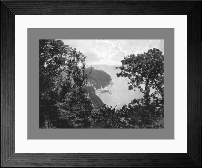 Framed Print : Clovelly, from The Hobby, c1900. Artist: ED Percival Framed Print : Clovelly, from The Hobby, c1900. Artist: ED Percival