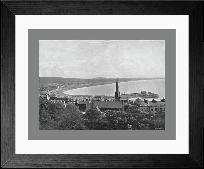 Framed Print : Weston-Super-Mare, c1900. Artist: Davies Brothers Framed Print : Weston-Super-Mare, c1900. Artist: Davies Brothers