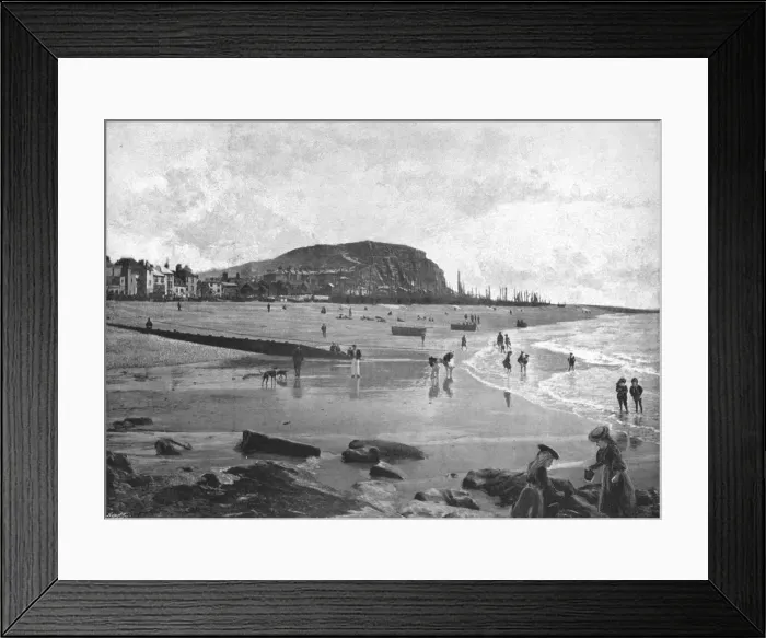 Framed Print : Hastings, Old Town and Beach, c1900. Artist: Carl Norman Framed Print : Hastings, Old Town and Beach, c1900. Artist: Carl Norman